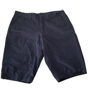 J Crew Navy Blue Slim Bedford Chino Shorts Size 31 Waist
